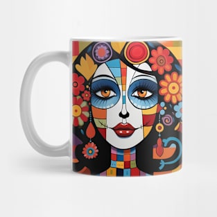 A very cubist Catrina Mug